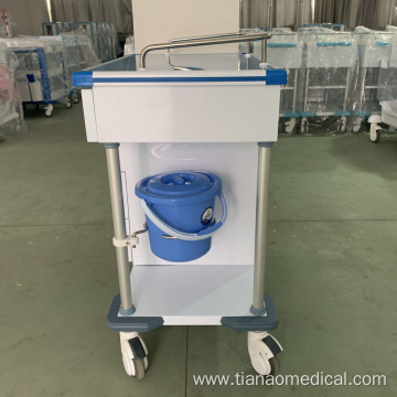 Hospital Steel Artificial Marble Aluminum Treatment Trolley